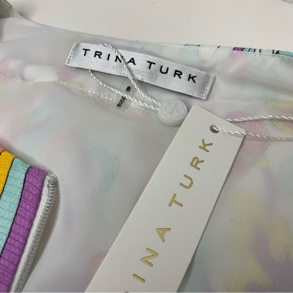 Trina Turk Arboretum Sheath Dress Pastel NWT 8 - Picture 8 of 11